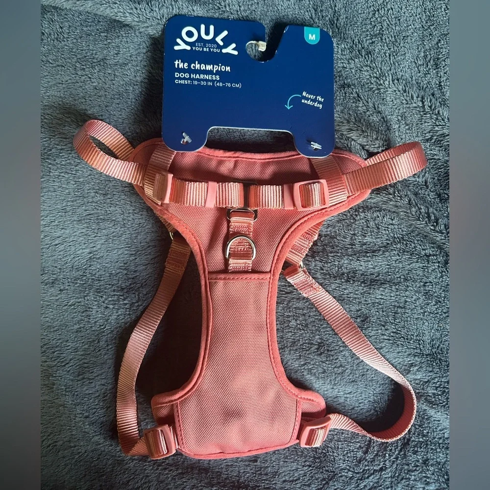 NWT YOULY padded dog harness M